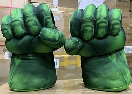 Miniatura 7 de Guantes de manos de superhéroe con puños de juguete de superhéroe, accesorios de disfraz de superhéroe de felpa suave, guantes de cosplay para niños
