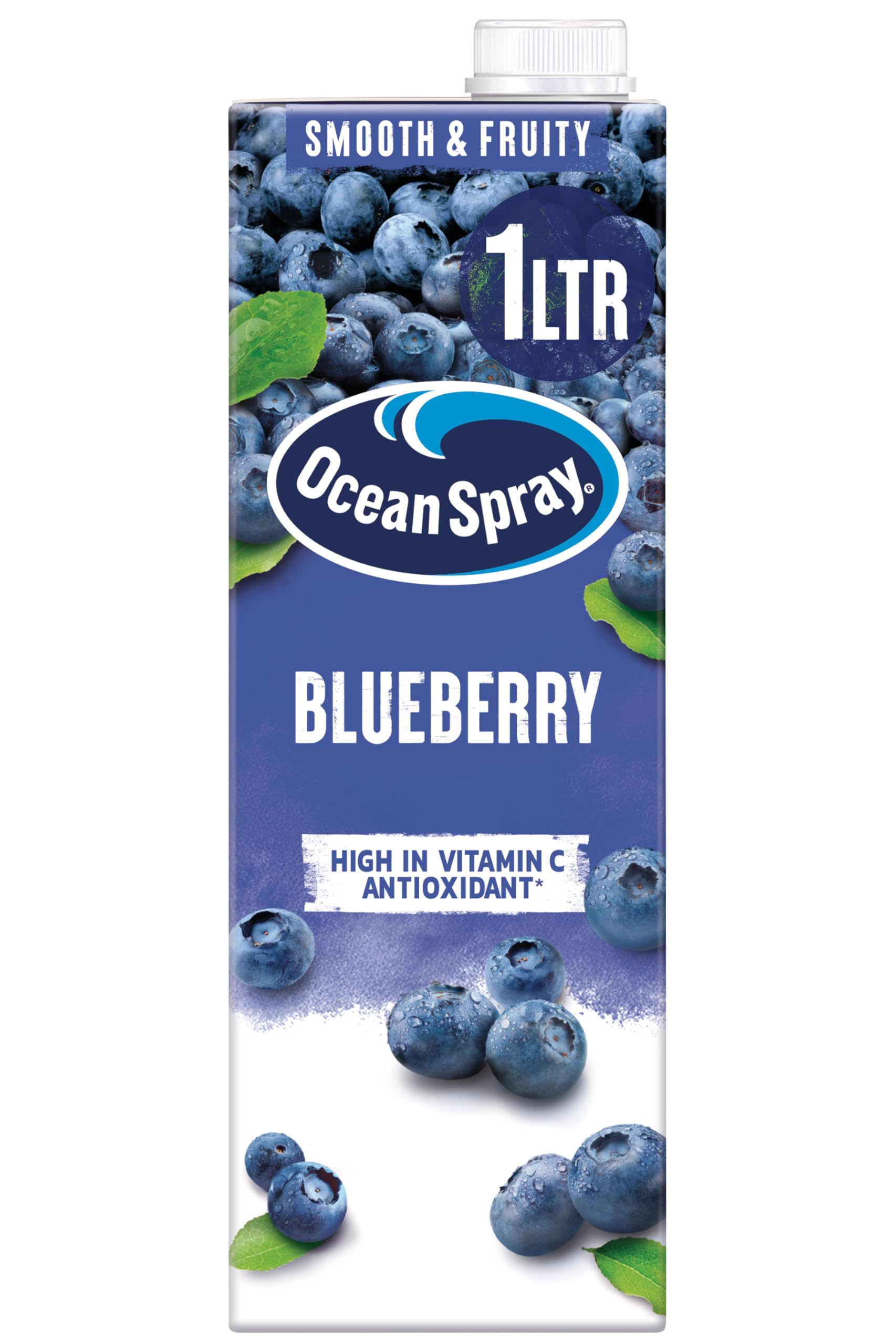 Blueberry Juice Drink - 1L - Rich in Vitamin C - Naturally Sweetened Fruit Juice - High in Antioxidants - No Artificial Colours or Flavours