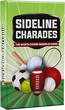 Sideline Charades - Sports Word Play Game | 4+ Players | Sports Pregame and Tailgate | Family Games | Ages 14+ |