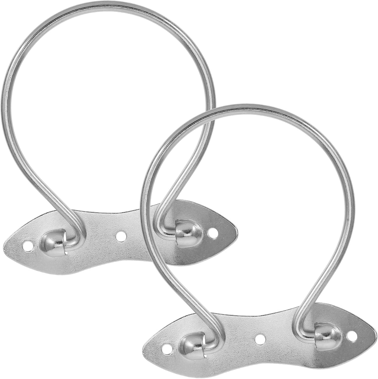 2pcs Iron Circle Pull Handles for Wooden Box Cabinet
