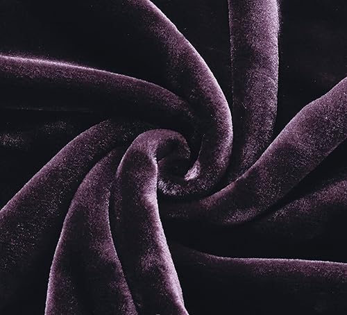 Vista 149 de Chezmoi Collection Manta pesada de una sola capa, 9 libras, estilo coreano, de visón Raschel, gruesa y sedosa, 26.46 oz/m², 85 x 95 pulgadas