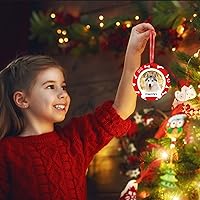 Vista 5 de Personalized Christmas Ornaments with Dog Cats Pets 2022 Custom Pet Memorial Photo Ceramic Christmas Ornament Customized Christmas Ornament Dogs