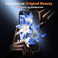 Vista 6 de TOCOL - 2 unidades de protector de pantalla para iPhone SE 3/2 (Edición 2022/2020), iPhone 8/7, iPhone 6s/6 de 4.7 pulgadas, instalación instantánea