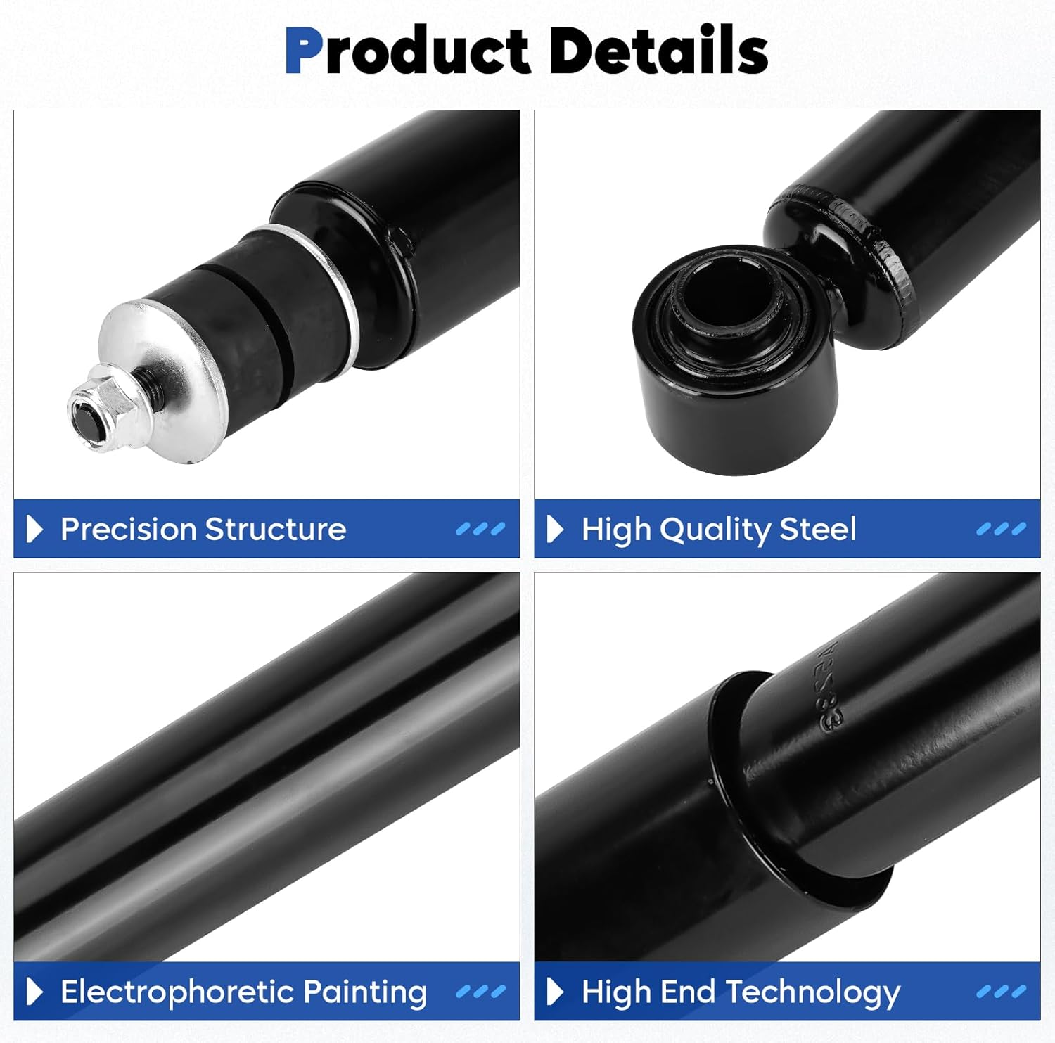 Rear Shock Absorber Struts Fit for 2003-2020 Toyota 4Runner (Except X Reas Suspension System, Except Kinetic Dynamic Suspension), for 2007-2014 FJ Cruiser, Replace for 344410 37270 (Set of 2)