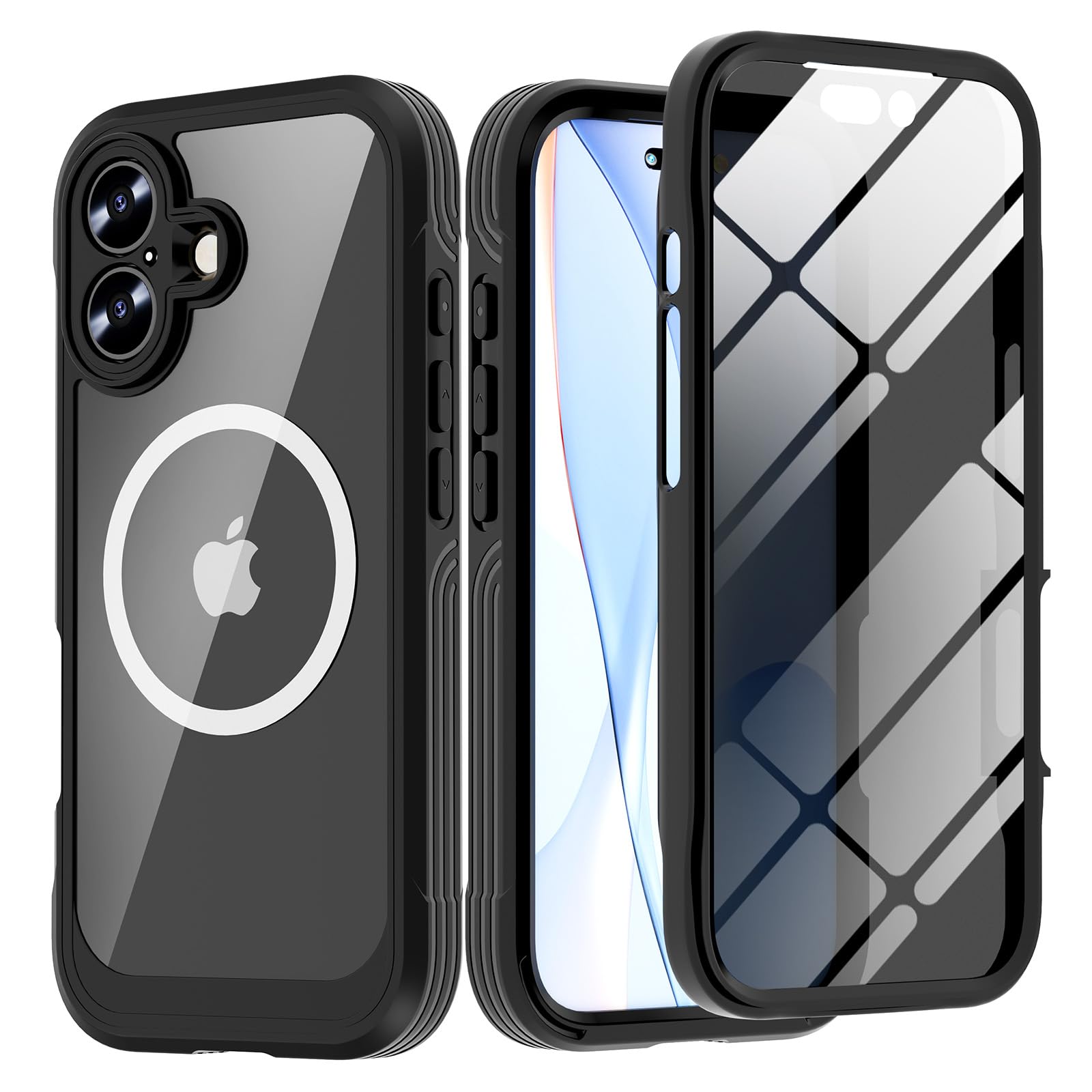 Coque iPhone 17 avec protège-écran confidentialité et MagSafe intégrés - 8