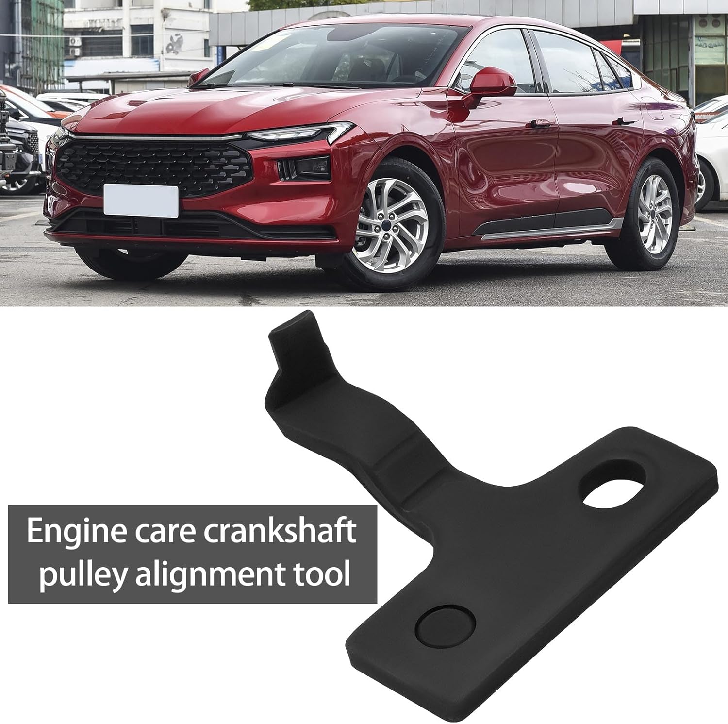 1PC Crankshaft Pulley Alignment Tool Crankshaft Vibration Dampener Alignment Tool Compatible with Ford B-Max 1.5 1.6 Compatible with EcoBoost Replacement Part 303-1550