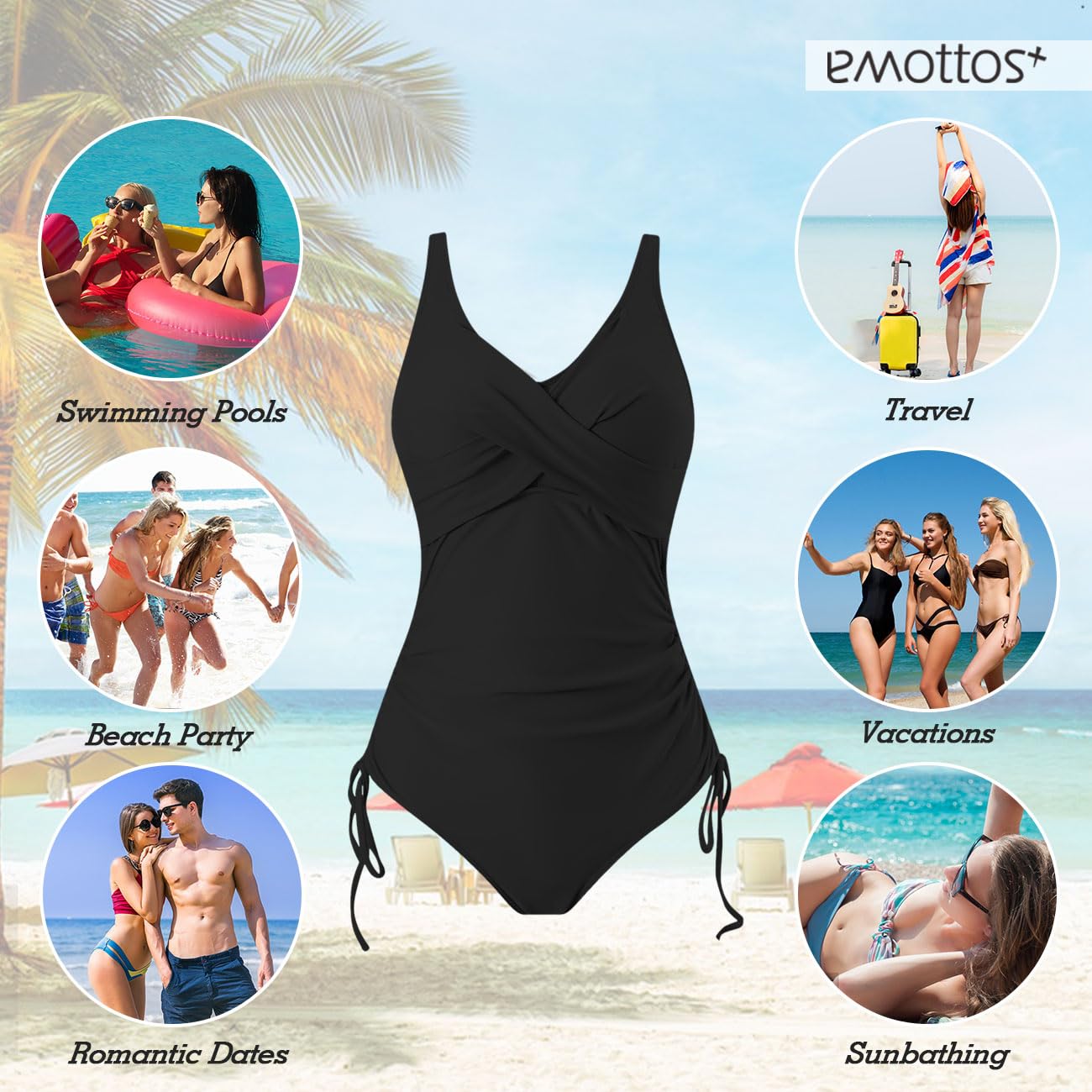 Seksowny strój kąpielowy dla kobiet, seksowny trójkątny bikini, koronkowy strój kąpielowy bez pleców z dekoltem w serek i biustonoszem, dwuczęściowy strój kąpielowy z falbankami (8 stylów,