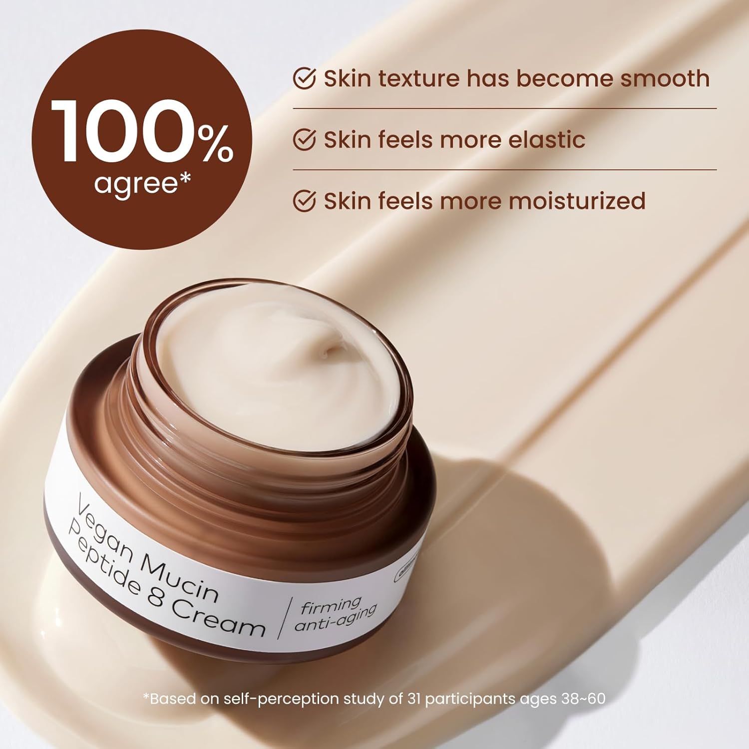 The Face Shop 8 Peptide Moisturizer, Vegan Mucin for Nourishing & Firming, Moisturizing Cream for All Skin Types, Korean Skin Care, 50 ml / 1.69fl. oz - Image 7