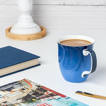 McIntosh Colors Cobalt Blue Fine Bone China Java Mug