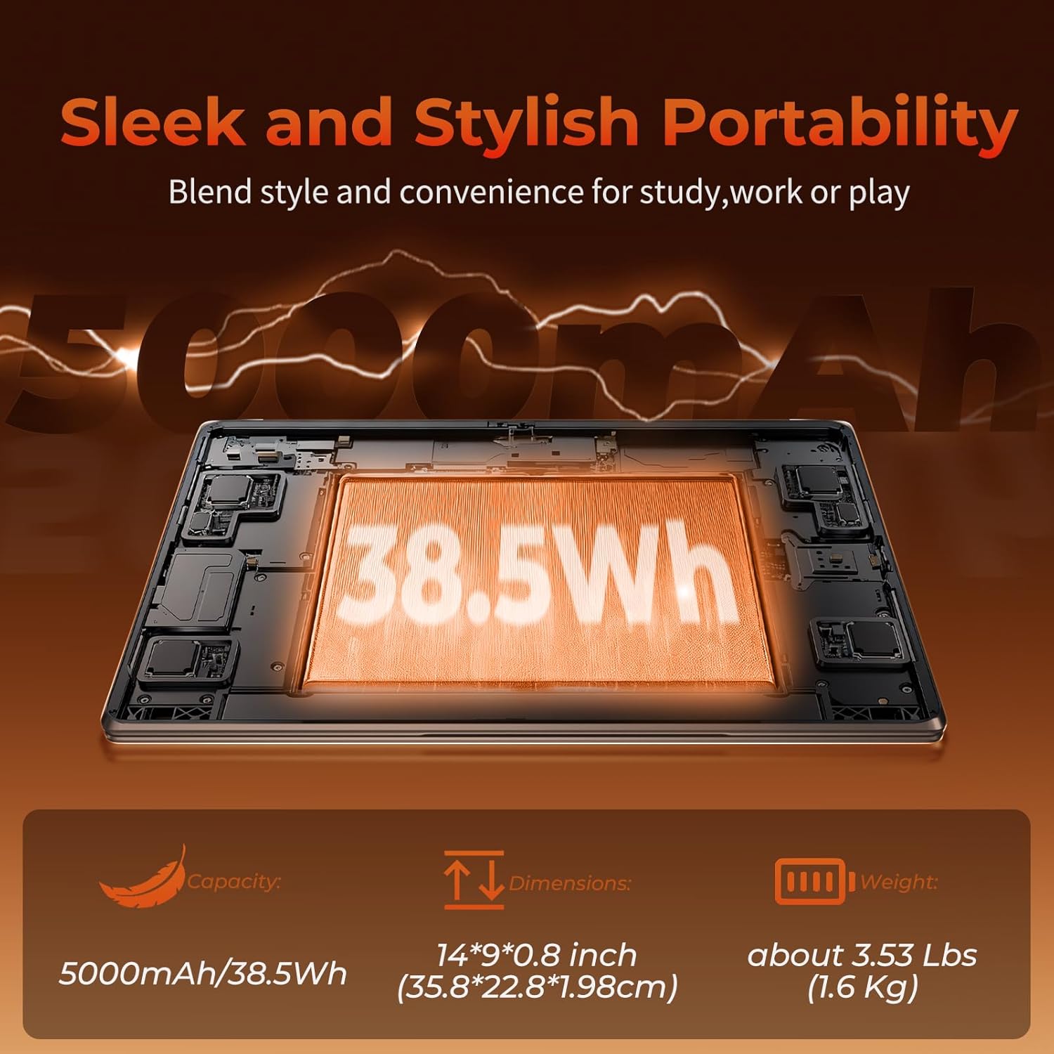 MOONFISH Gaming Laptop Computer 2026, 15.6 Inch Lap Top Pc Window 11 Pro, 16GB RAM 512GB SSD, Core i5 Processor(up to 2.8GHz), Backlit Keyboard, FHD 1920 * 1080, Office 365, Business, Student