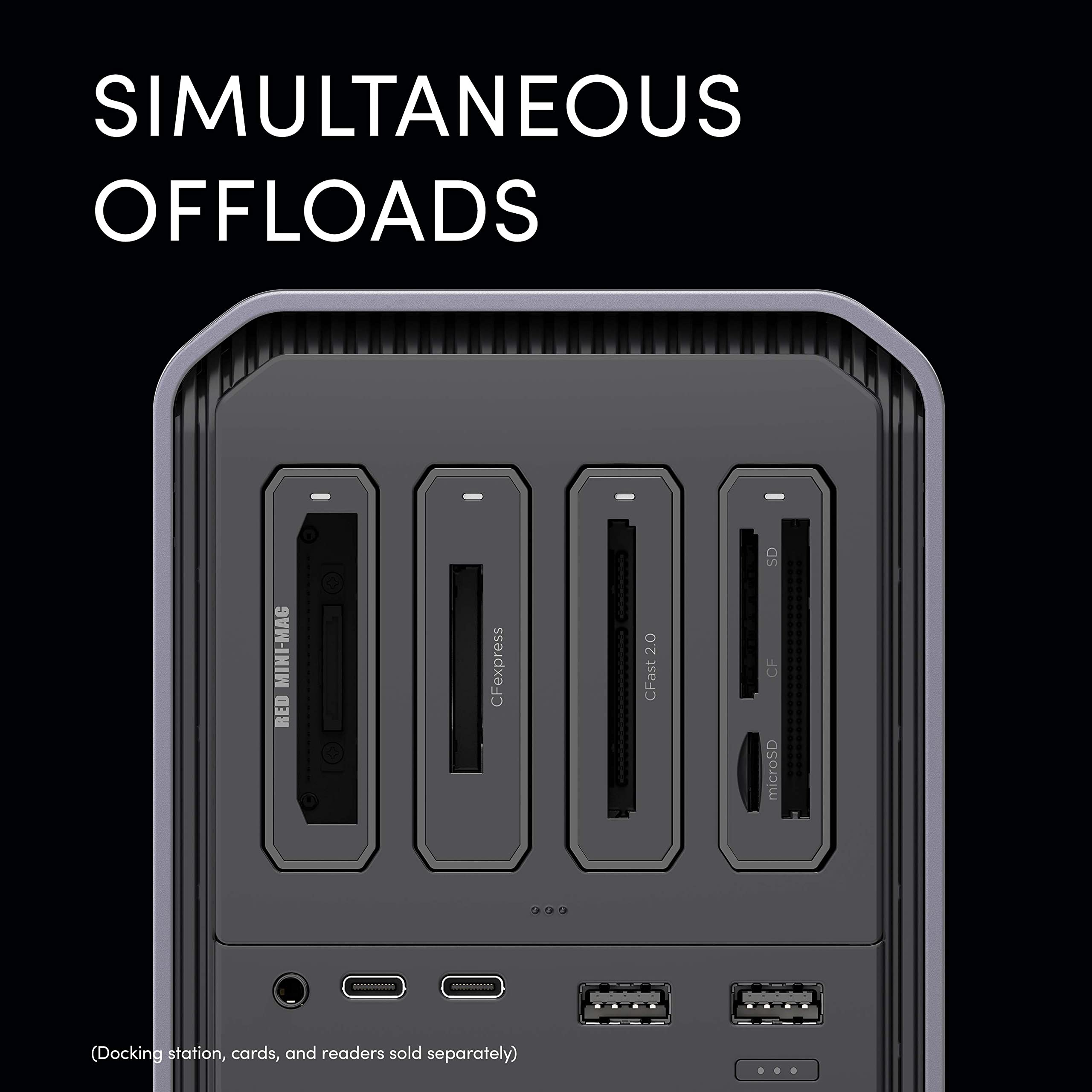 SanDisk Professional - Estação de ancoragem PRO-Dock 4; leitor de