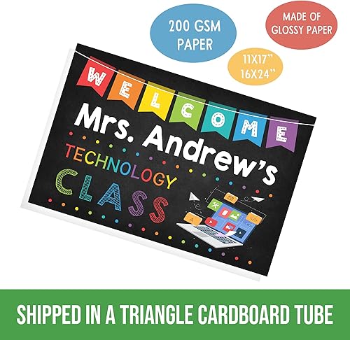 Miniatura 2 de Minitowz Póster de clase de tecnología Computadoras Póster de profesor Tecnología de la Información Clase de Profesor Laboratorio de Computadora