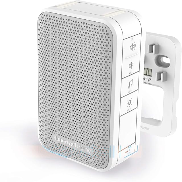 Honeywell Home DW313S Series 3 Wired Doorbell Chime with LED Light (White)