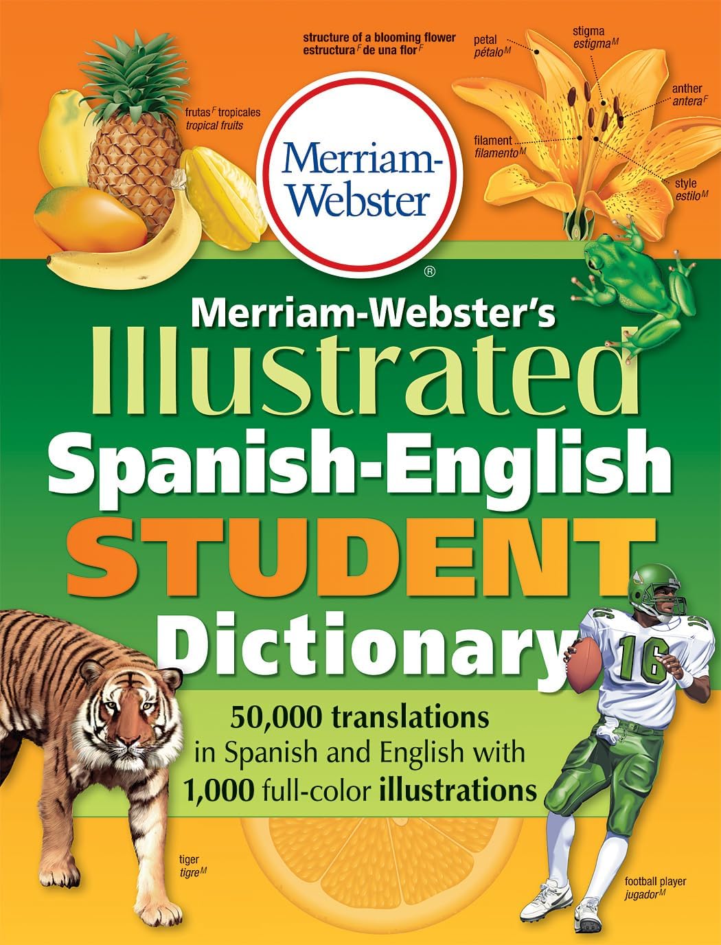 Merriam-Webster's Illustrated Spanish-English Student Dictionary, Newest Edition, (Spanish & English Edition)