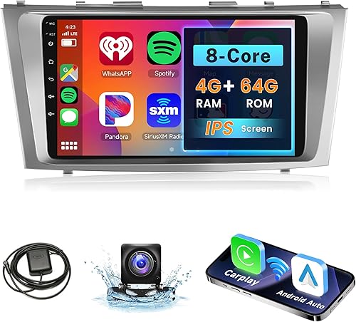 Miniatura 9 de 9 pulgadas pantalla táctil coche radio Android coche estéreo para Toyota Camry 2006 2007 2008 2009 2010 2011 con navegación GPS Bluetooth FM WiFi