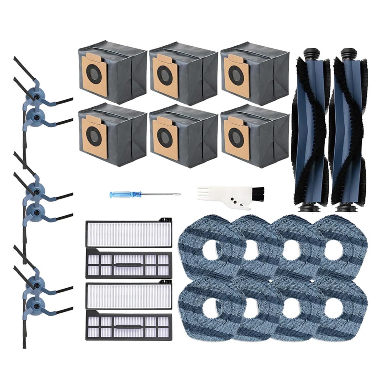 Kit, compatible for Eufy, X10 Pro | Kit d'accessoires de remplacement : ajustement parfait, dure 3 à 6 mois, ensemble complet, installation DIY.