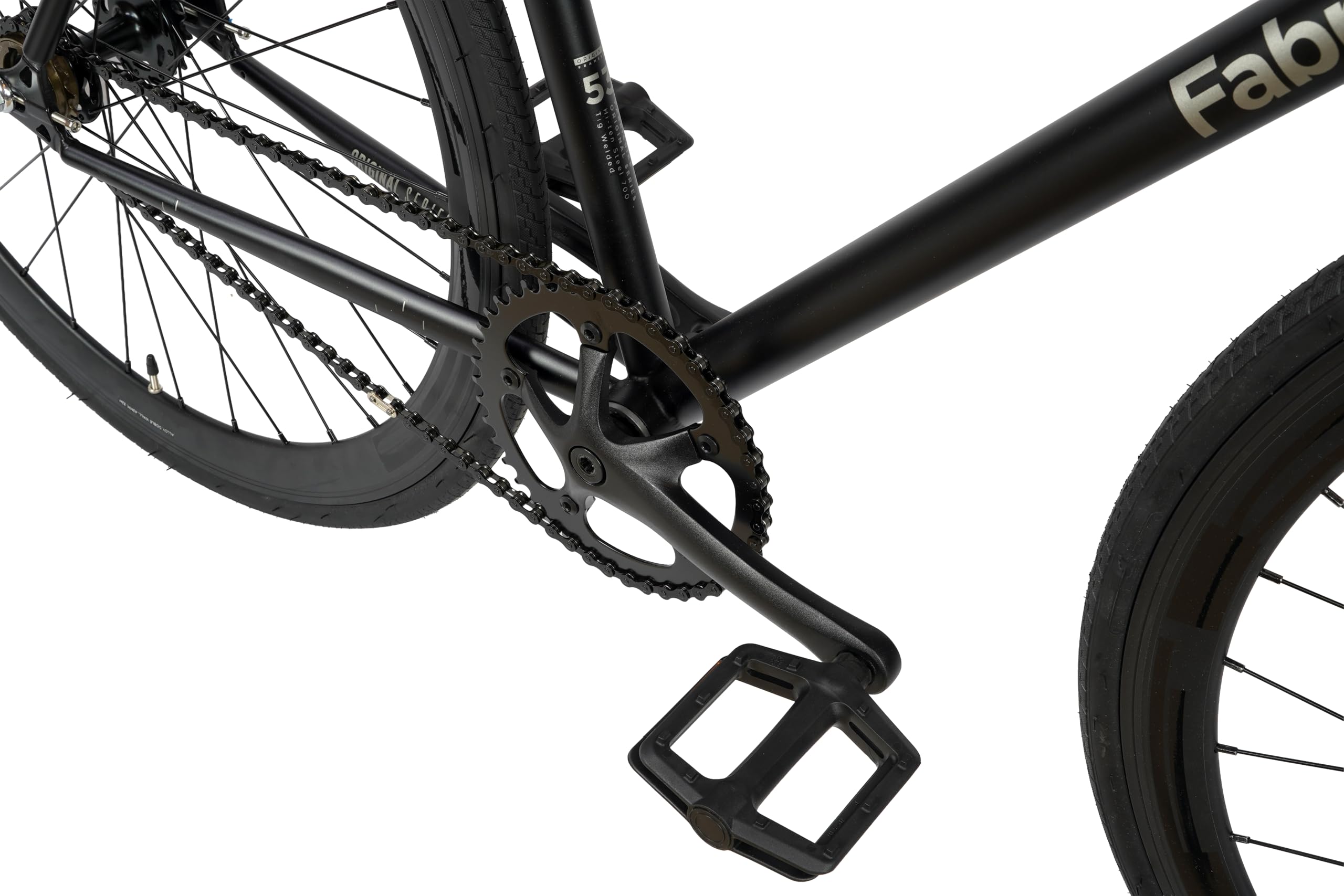 Bicicleta Fabric Bike – Original Collection, Hi-Ten de acero negro, Fixed Gear, Single Speed, Urban Commuter, 8 colores y 3 Tamaños, 10 kg