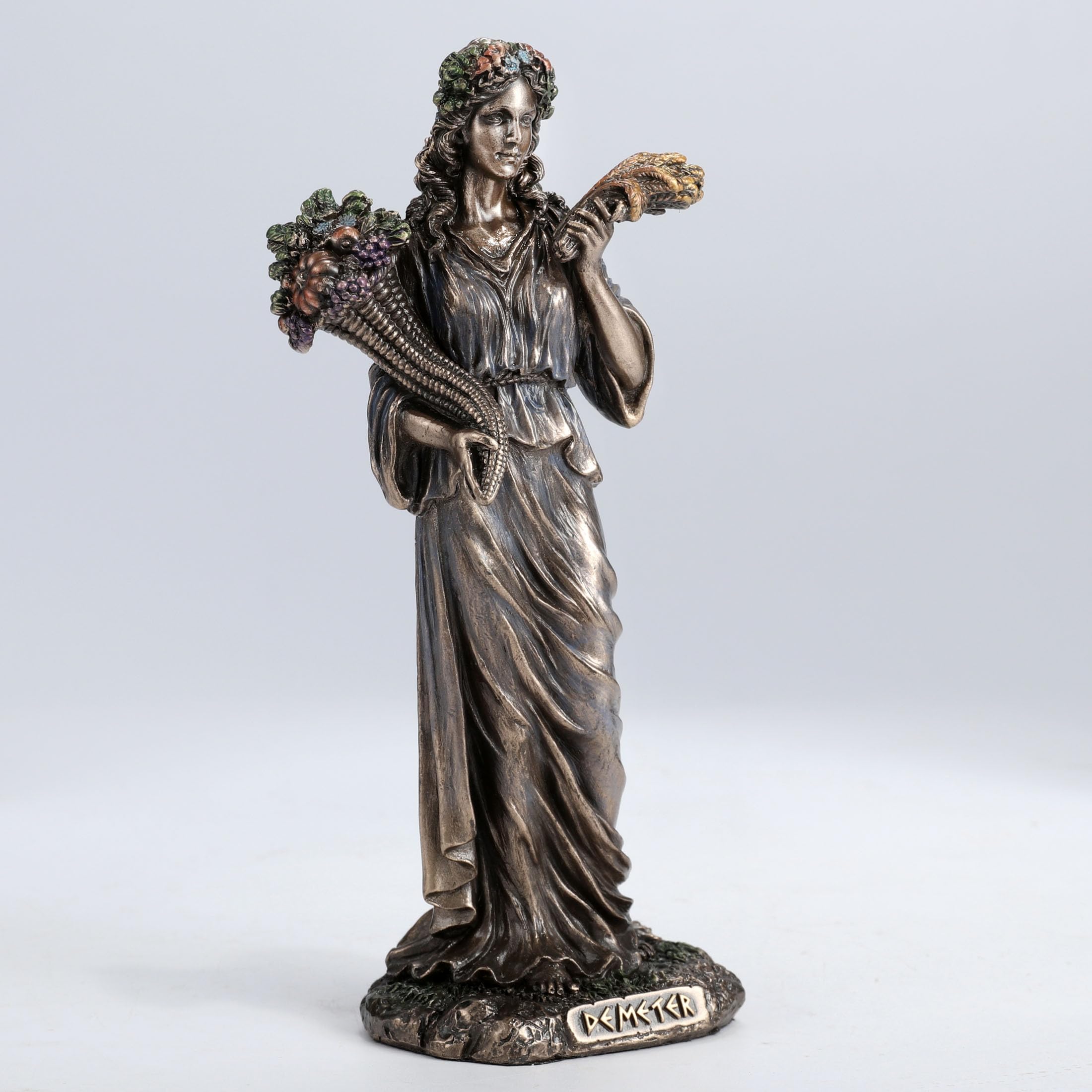 Amazon.co.jp: Veronese Design 5 7/8インチ デメテル ギリシャ
