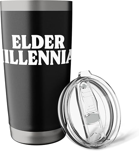 Miniatura 5 de Elder Millennial Funny Retro 90s Nostalgia Stainless Steel Insulated Tumbler