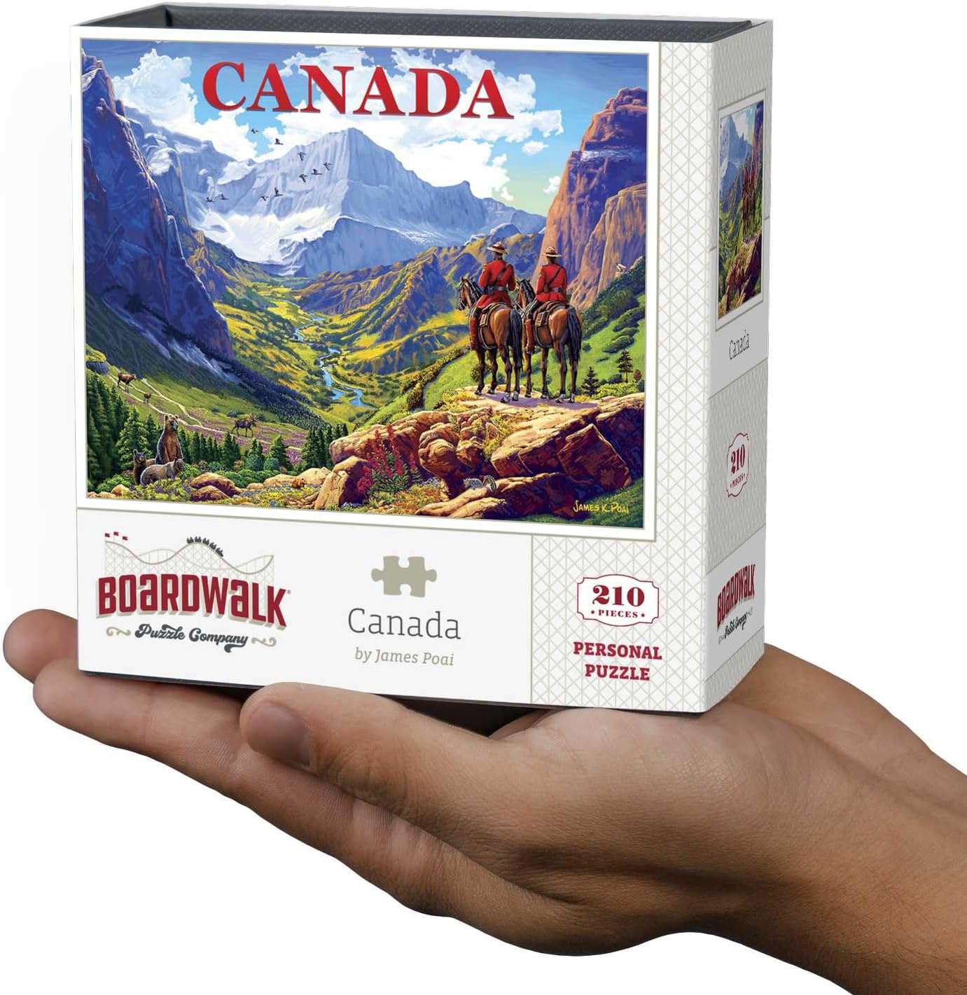 Canada by Boardwalk - Personal Puzzle, 210 Piece Jigsaw Puzzle for Adults