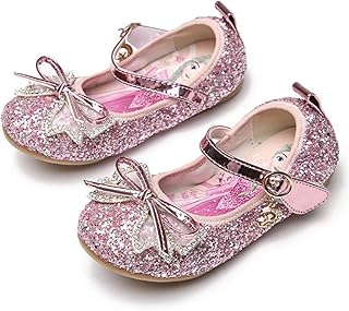 AIYIMEI Mädchen Prinzessin Schuhe ELSA Kristall Schuhe Eiskönigin Sandalen Partei Glitzer Festlich Ballerina Karneval Verk...