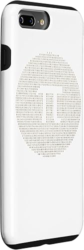 Vista 27 de Digits of Pi in pie Circle with Greek Letter Pi Pi Day Case for iPhone 15