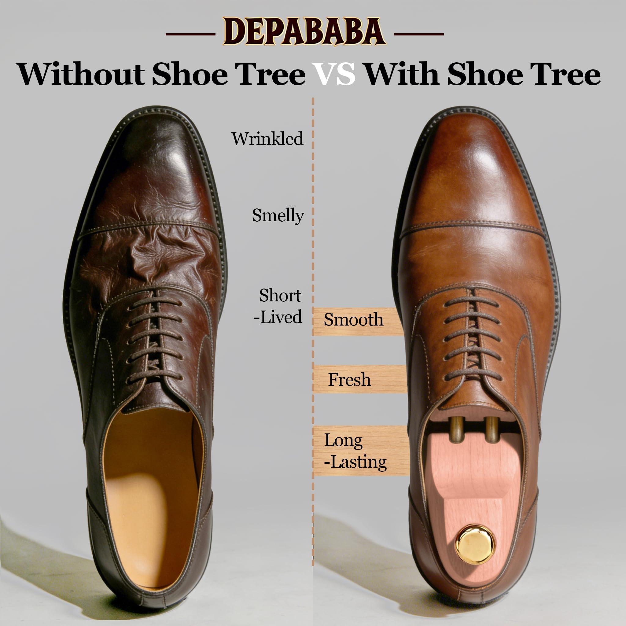 Árboles de cedro para zapatos para hombre, madera, tubo doble, paquete de 2, tallas 7-14, De madera, XL(Fits Shoe Size 12-14) | Construcción de madera de cedro rojo, camilla de calzado, ideal para tenis, botas y zapatos de vestir, casual