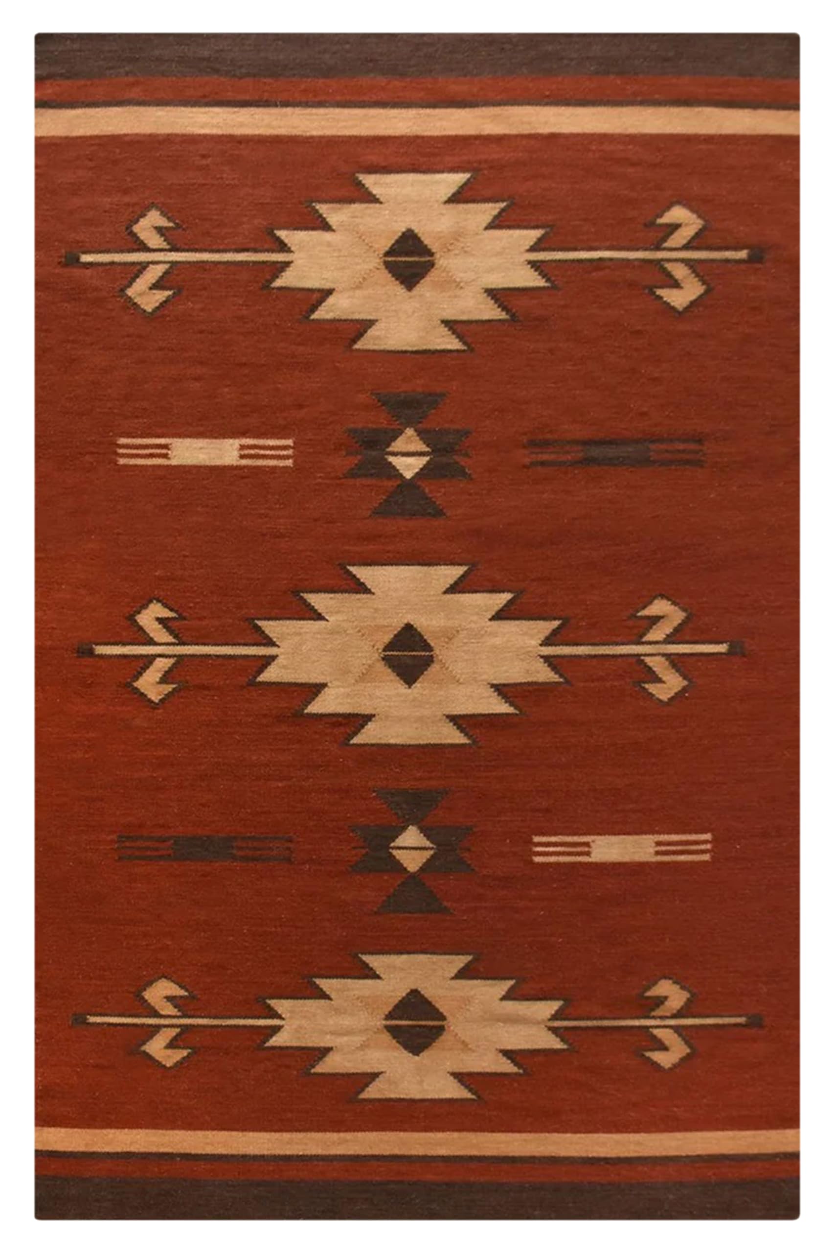 Tapis en jute durable 1,8 x 2,7 m résistant aux passages pour intérieur