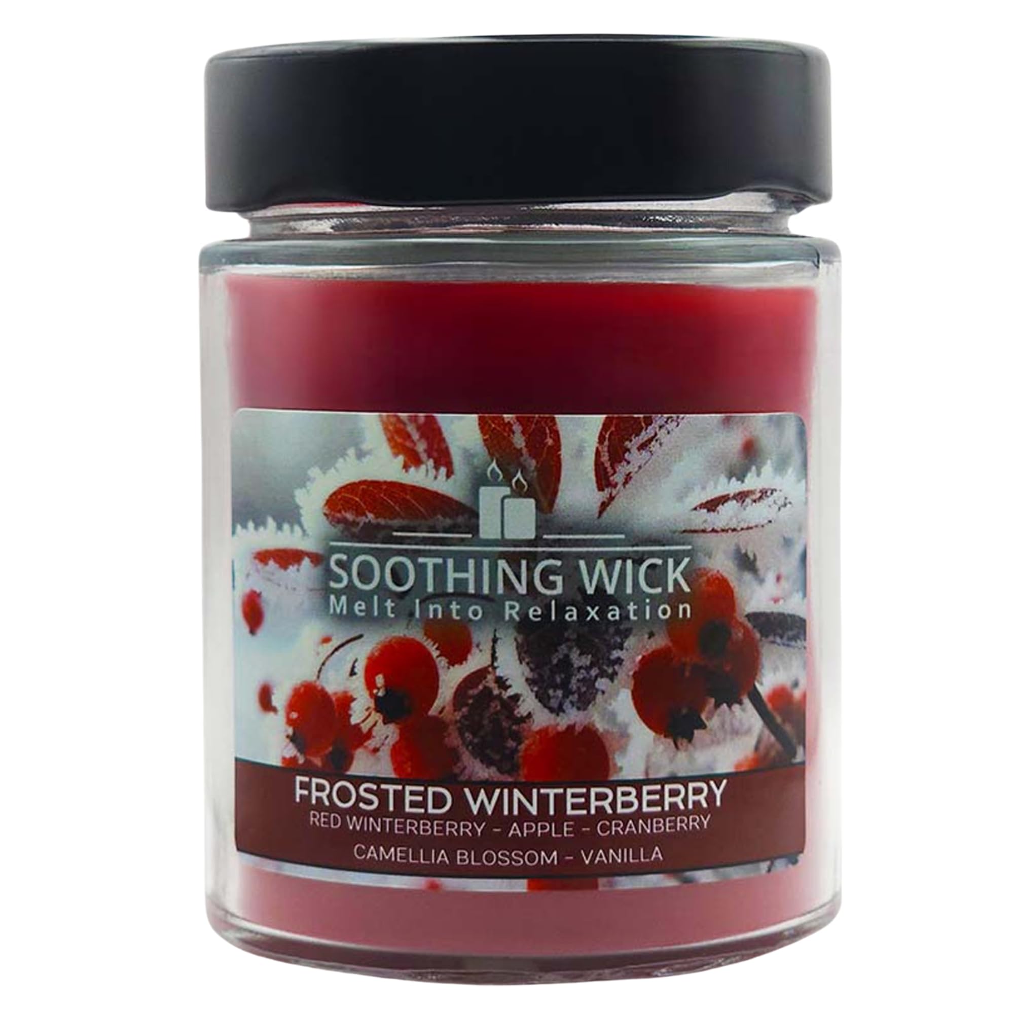 Luxury Scented Candle - Frosted Winterberry | Festive Fruit Blend | 9oz Hand Poured Candle | Great Gift for Any Occasion