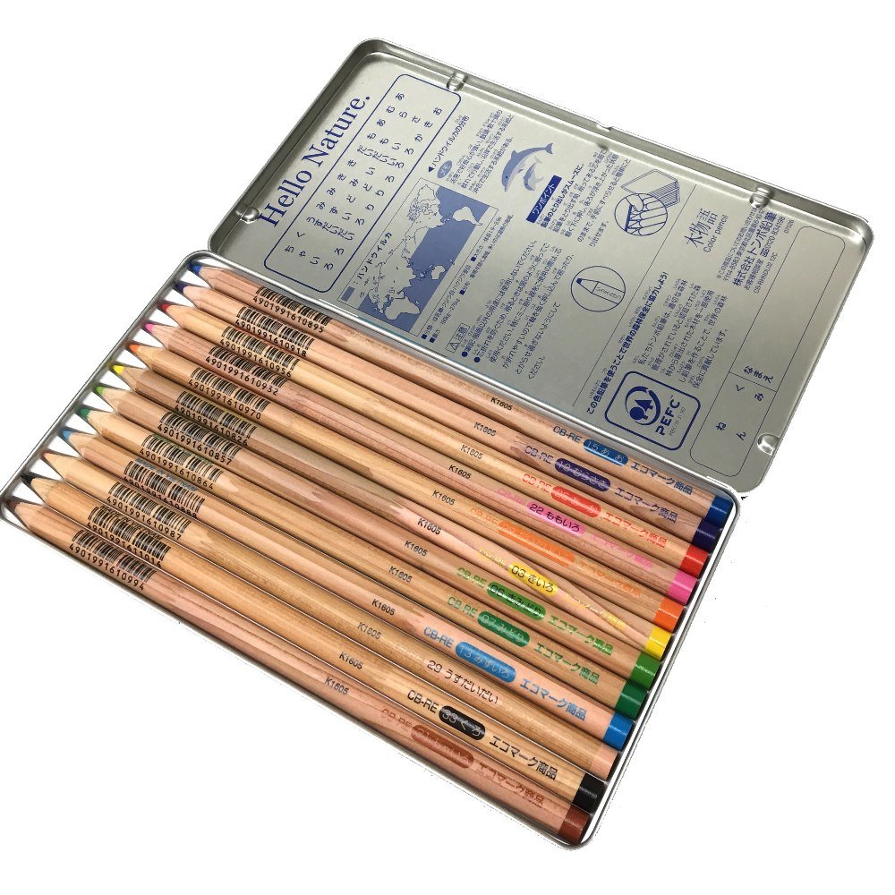 トンボ鉛筆 色鉛筆 ハローネイチャー 12色 ドルフィン CB-RHNDL0212C dwos6rj Amazon | トンボ鉛筆 色鉛筆 ハローネイチャー 12色 ドルフィン CB
