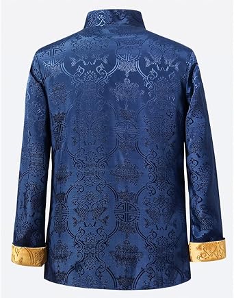 Kung Fu Jacket Both Sides Wear Clothing Men Embroidery Tang Suit Men Chinese Hanfu Coat Traditional Chinese Clothing