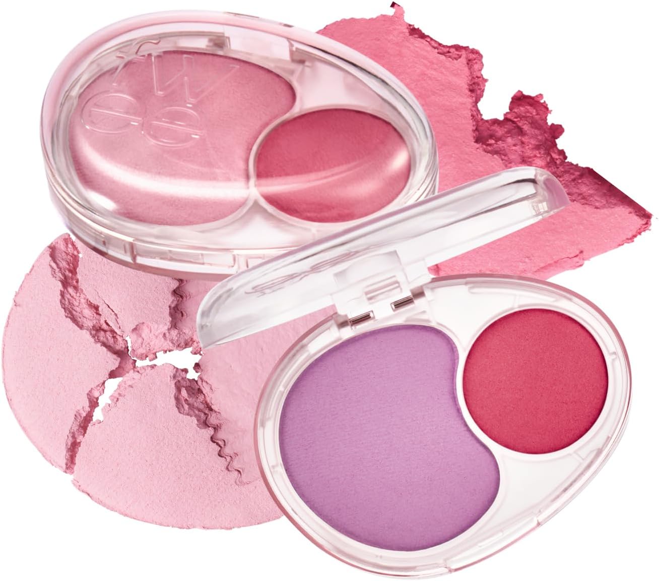 Mellow Dual Blush | PK01 Love Me Highkey | Dual Color, Jelly Texture, 12 Colors, Longwear, Long-lasting | 7.2g