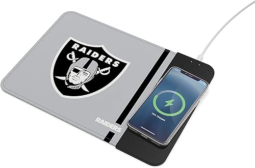 Vista 46 de SOAR Alfombrilla de mouse de carga inalámbrica NFL