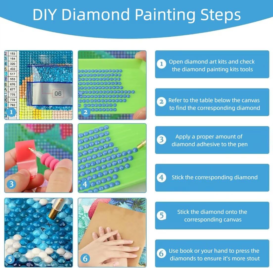 5D Gwiaździste niebo diamentowe malowanie dla dorosłych, jezioro piękne diamentowe malowanie pełny zestaw, DIY diamentowe malowanie kryształowy zestaw artystyczny, haft krzyżykowy rzemiosło dekoracje