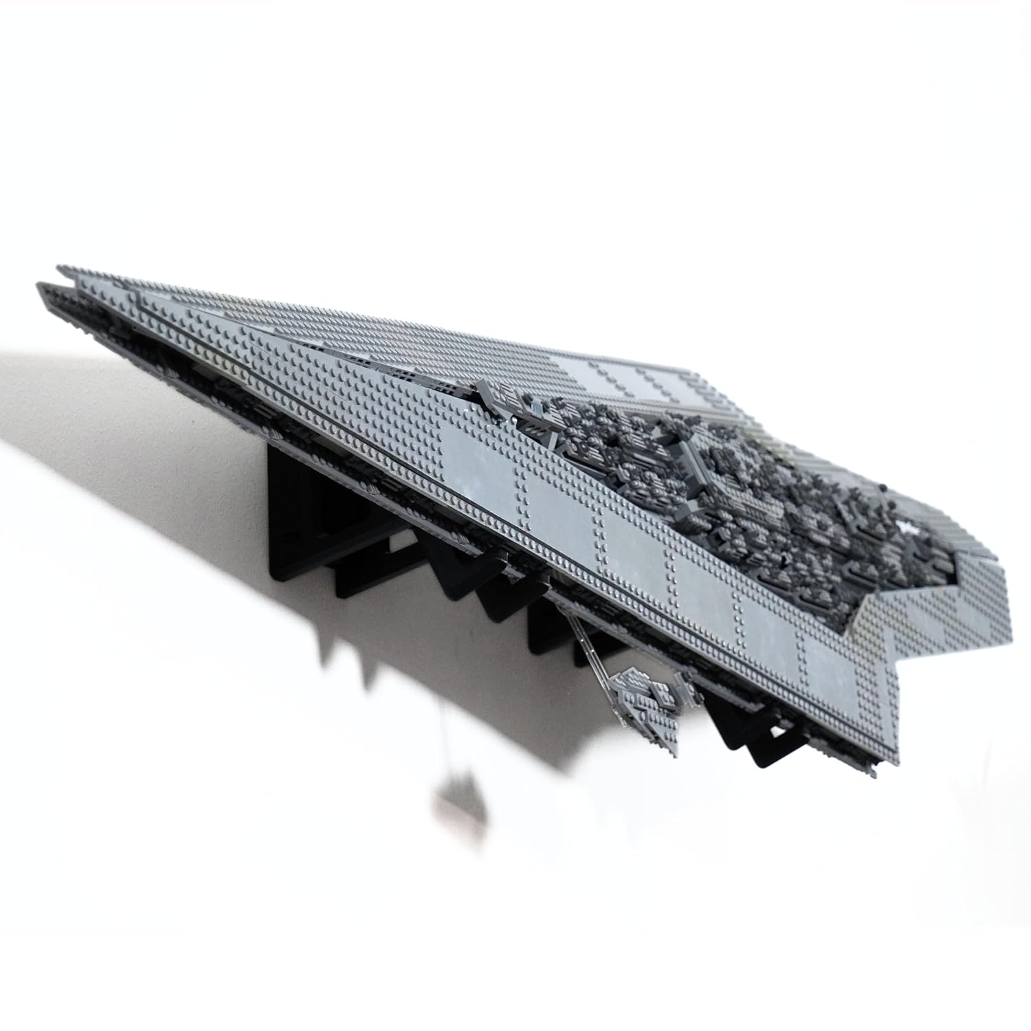 Wall Mount Bracket for Star Wars Super Star Destroyer 10221 – Dual Bracket Secure Display Mount for Collectors