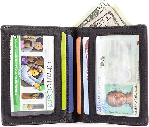 Miniatura 2 de Big Skinny Metro - Cartera delgada plegable con capacidad para hasta 20 tarjetas