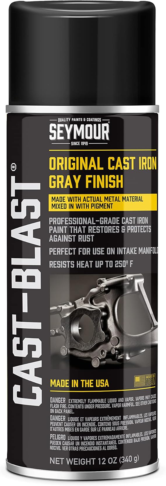 Seymour CA1648 Cast Blast Spray Paint 12 Ounce (Pack of 1), Spray