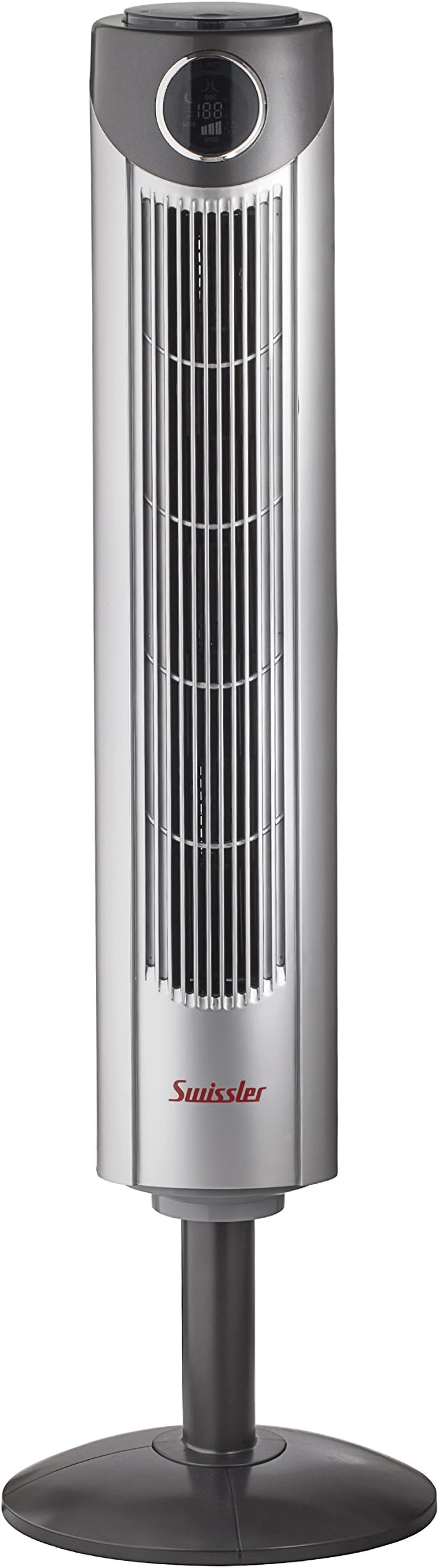 Swissler Ultra Wind 42 Inch Adjustable Oscillating Tower Fan with Smart LCD & Remote Control