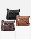 MASINTOR Crossbody Bags for Women, Lightweight Medium Crossbody Purse, Soft Leather Women's Shoulder Handbags with Tassel for Shopping or Travel