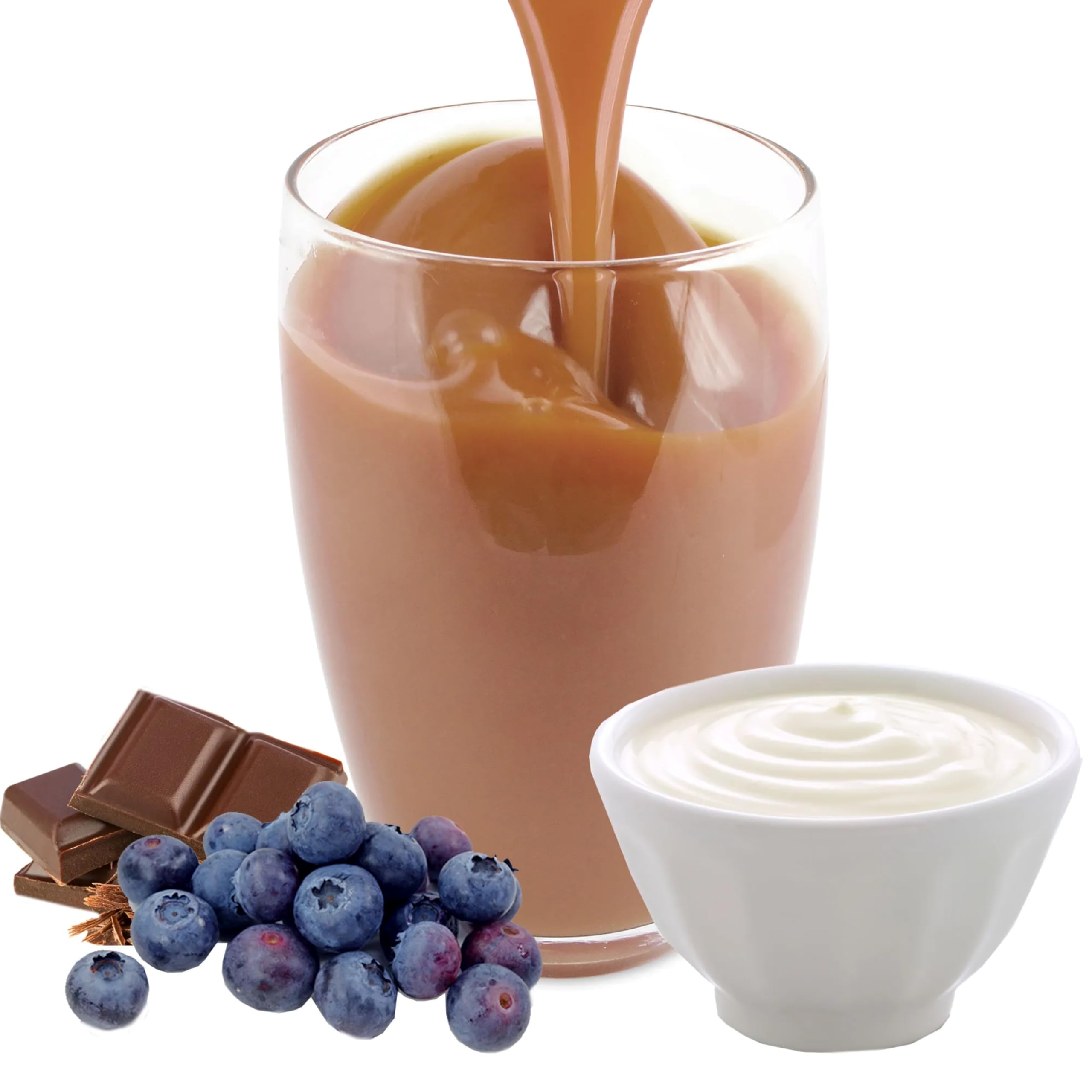 Luxofit Schoko Heidelbeer Joghurt Getränk isotonisch, Elektrolytgetränk, L-Carnitin, Erfrischungsgetränk, schnelle und einfache Zubereitung, Made in Germany (10 Kg)