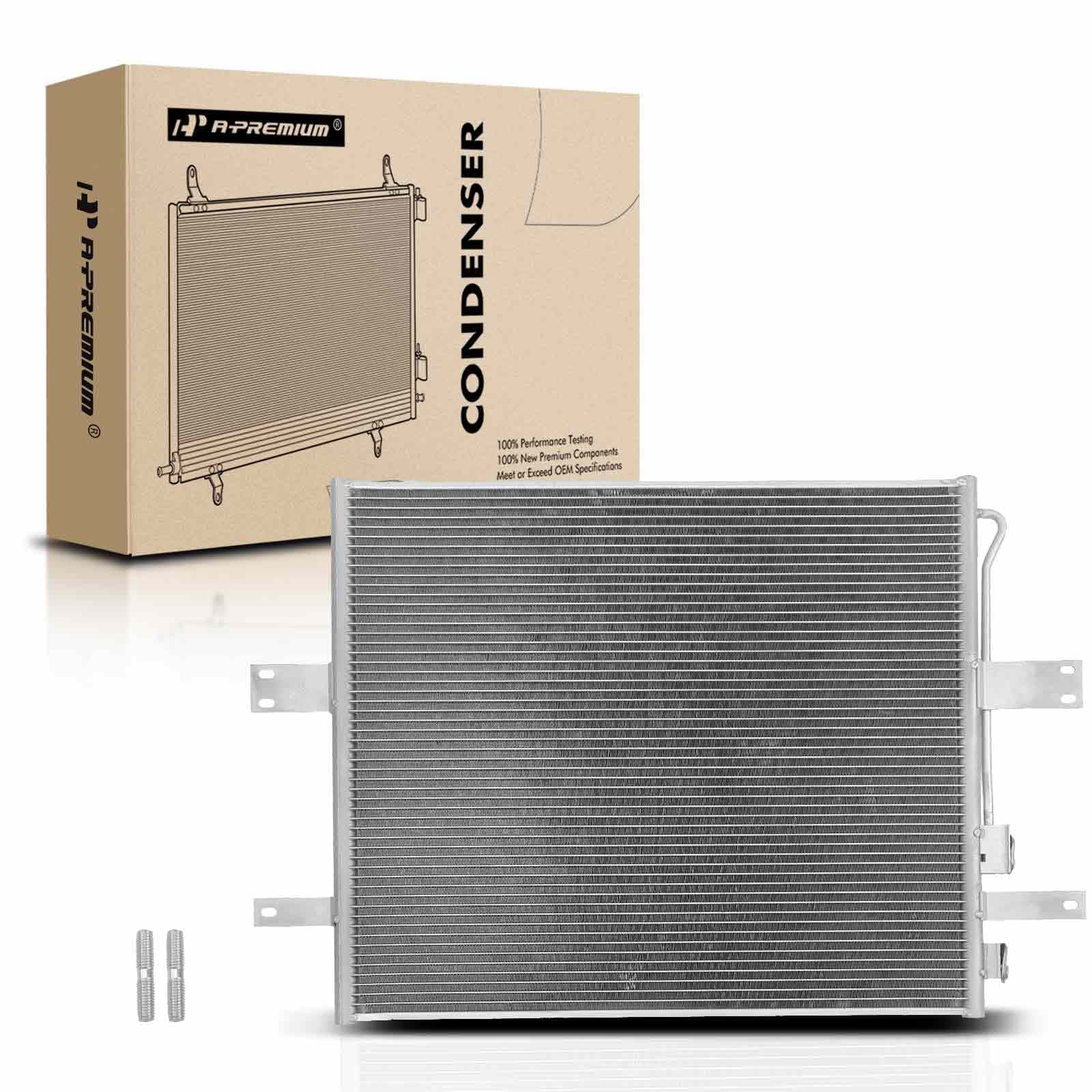 A-Premium Air Conditioning A/C Condenser Compatible with Dodge Ram 2500, Ram 3500, 2003-2006, L6 5.9L