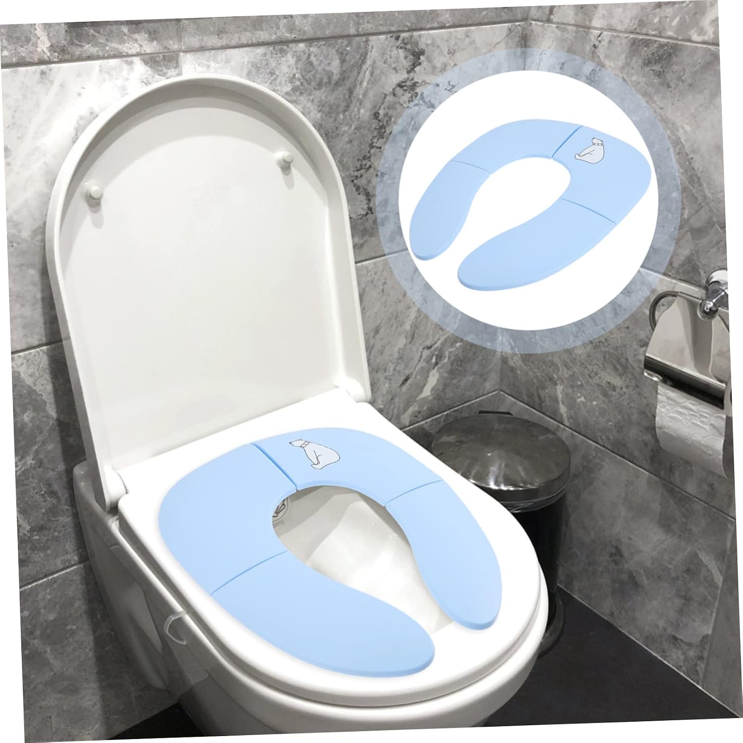 YARNOW Material Boys and Girls Potty Seat Washable Toilet Seat Pad for Outdoor Use