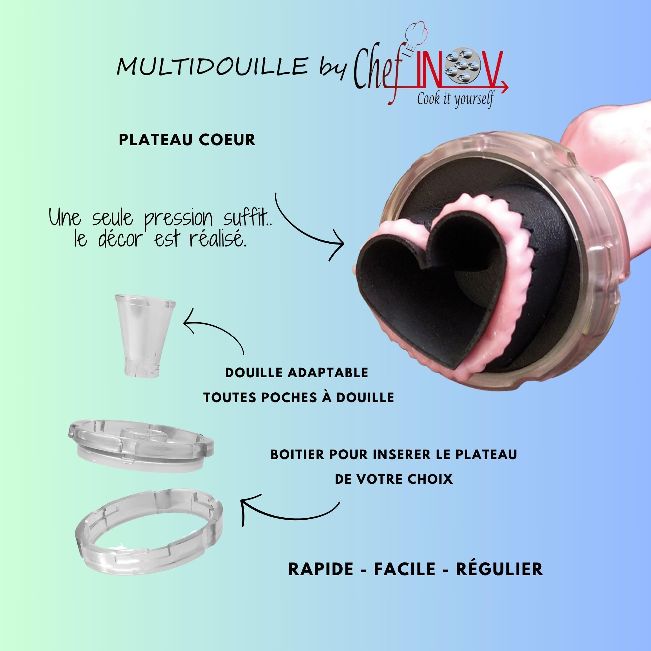 Set multicasquillo corazón – Bujes de pastelería