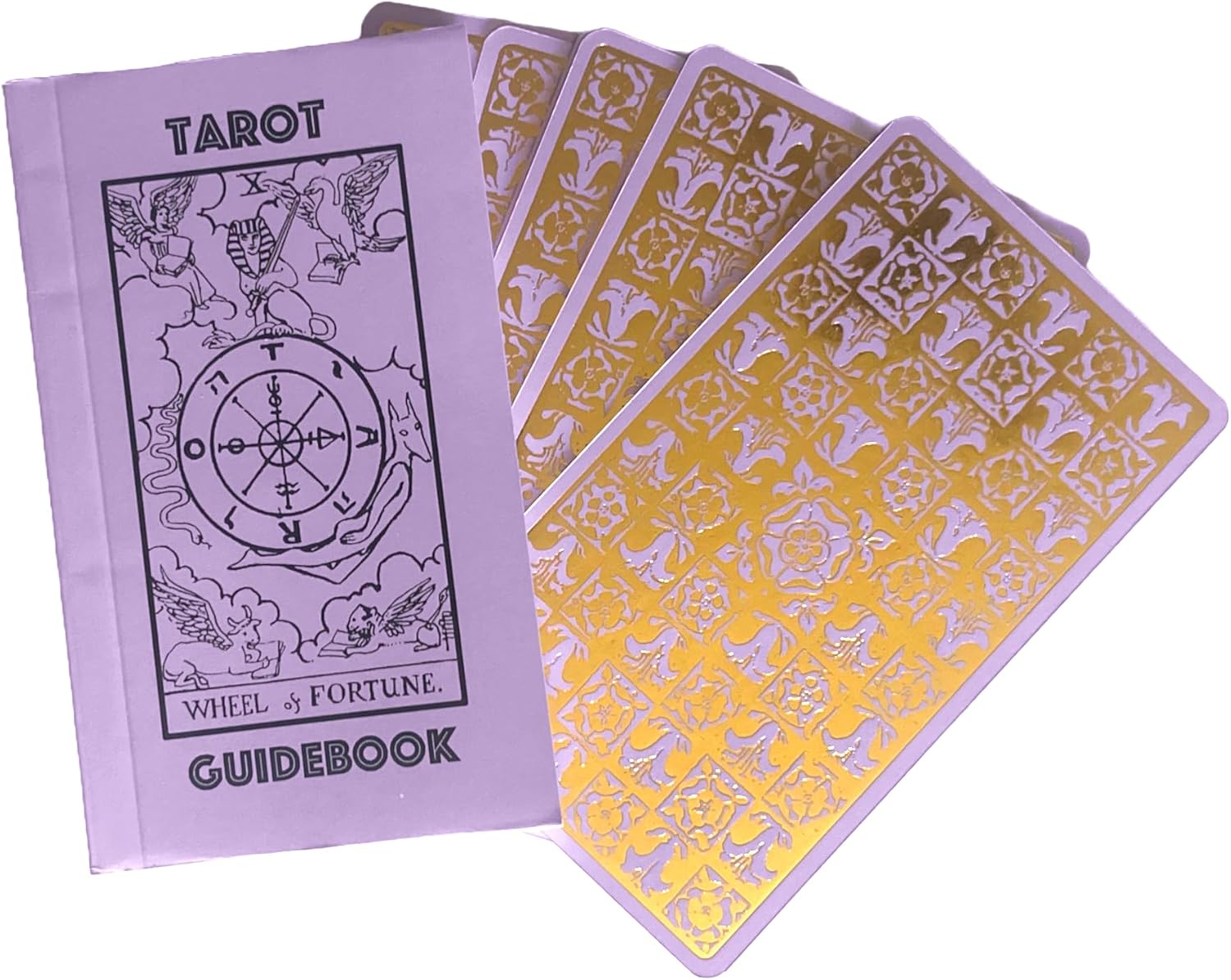 Lavender Tarot & Guide | Classic Tarot Design and Gold Foil