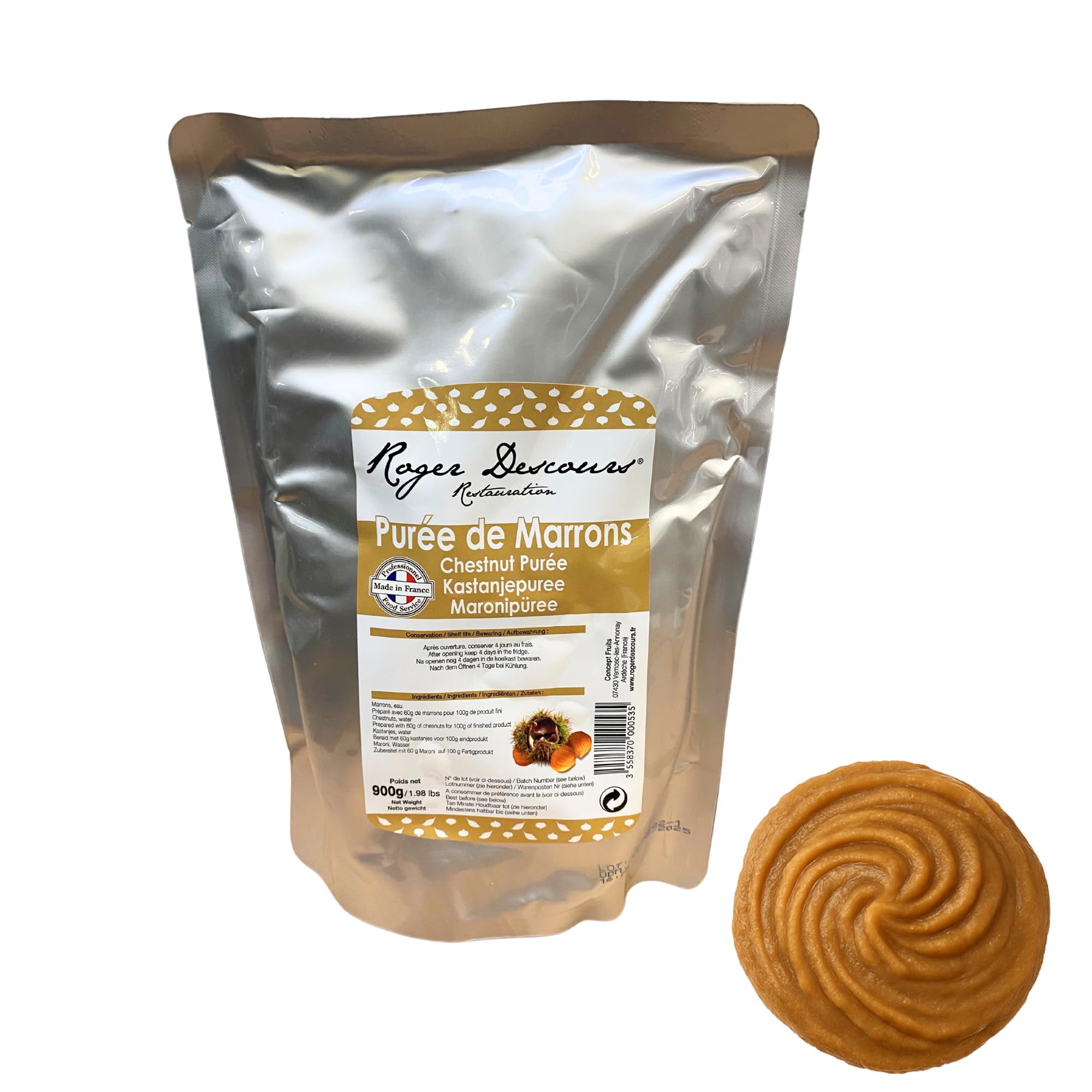 Maronenpüree 900g 3er Pack – Beilage, Suppen, Füllungen & Desserts
