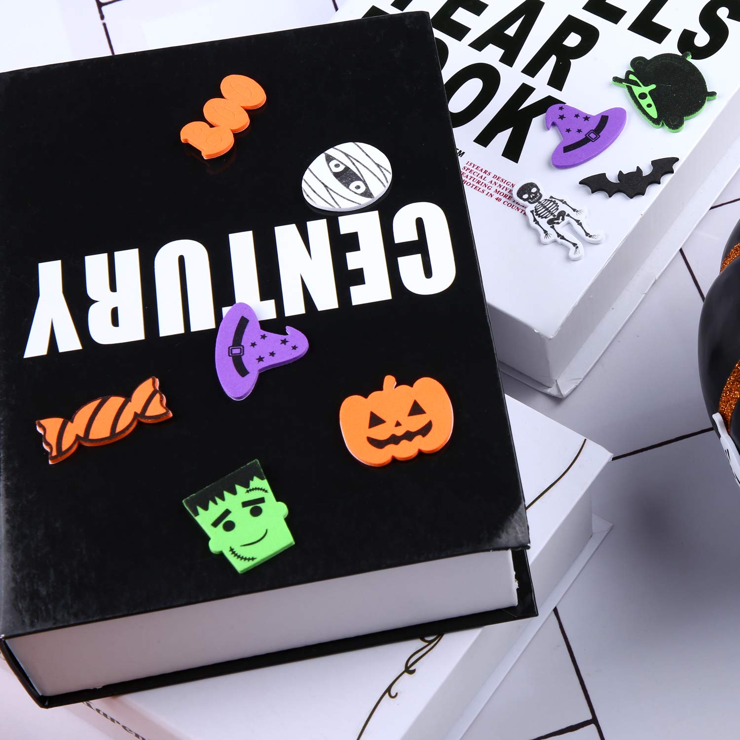 Amazon.co.jp: Motarto 500枚入り ハロウィン フォーム クラフト 