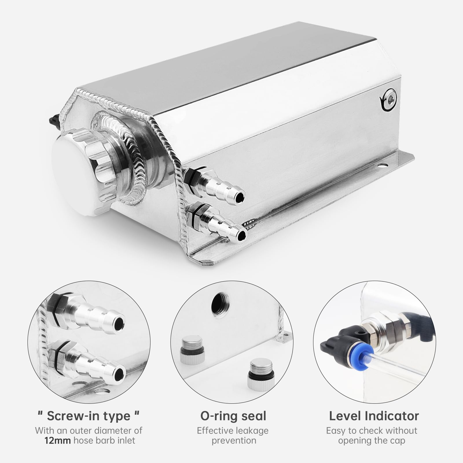 Snapklik.com : DriSentri Radiator Overflow Tank 2L Coolant Overflow ...