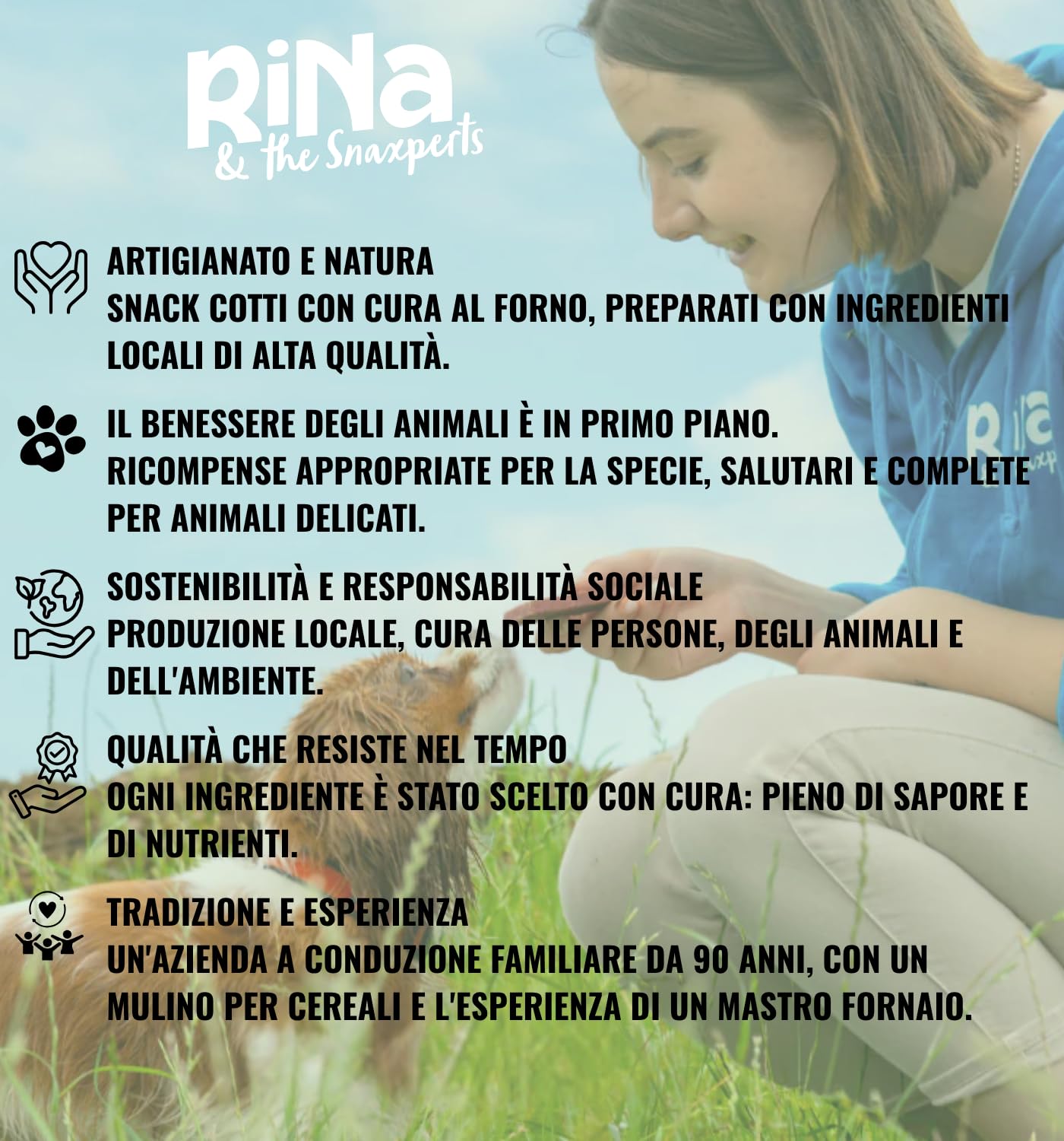 RiNa's KOOKIES - Set di 6 dolcetti per cani naturali e senza cereali con carne di selvaggina, krill e olio di cocco, snack morbido per cani, senza additivi, snack da allenamento e ricompensa