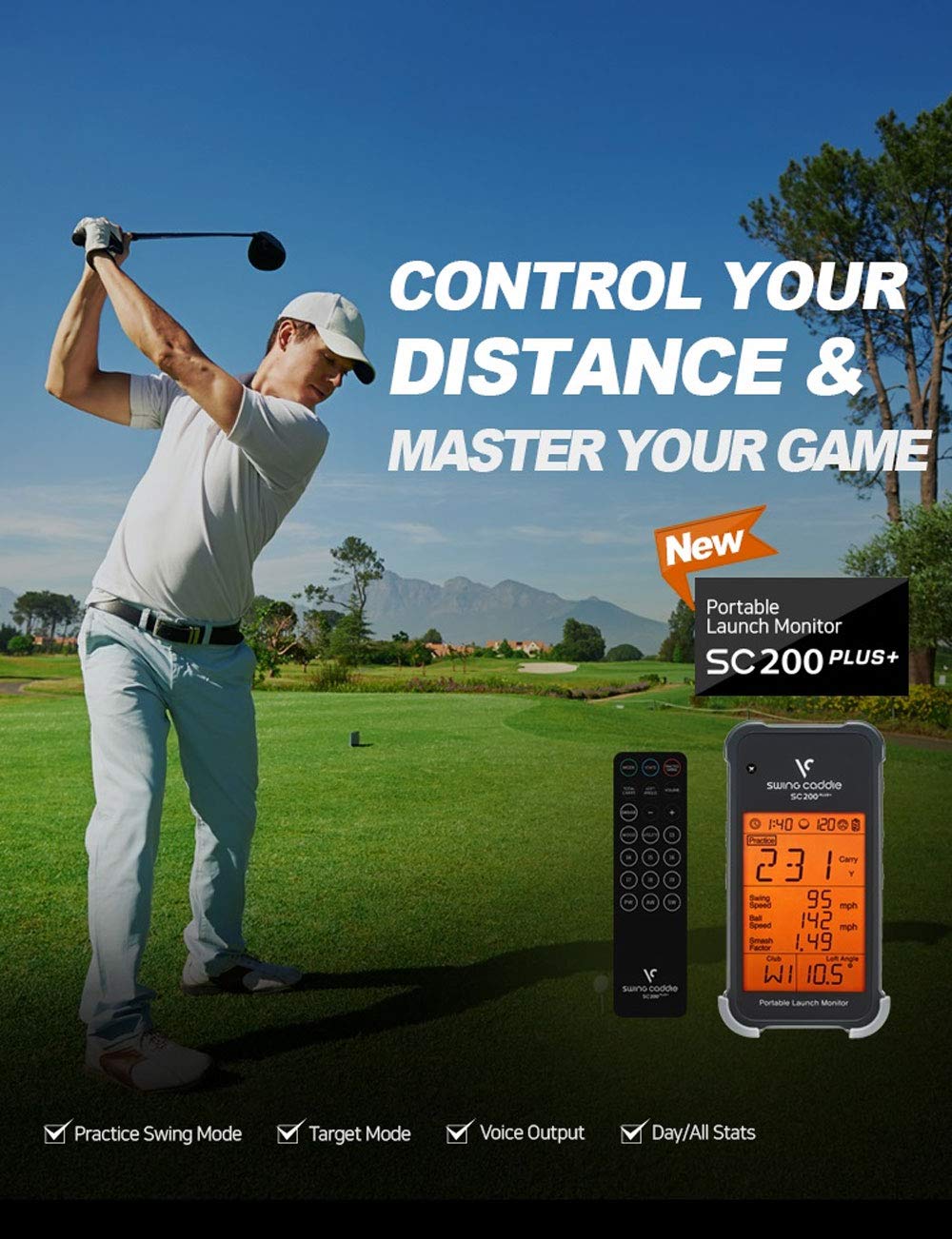 Voice Caddie SC200 PLUS+ ゴルフ用距離計 【公式通販】