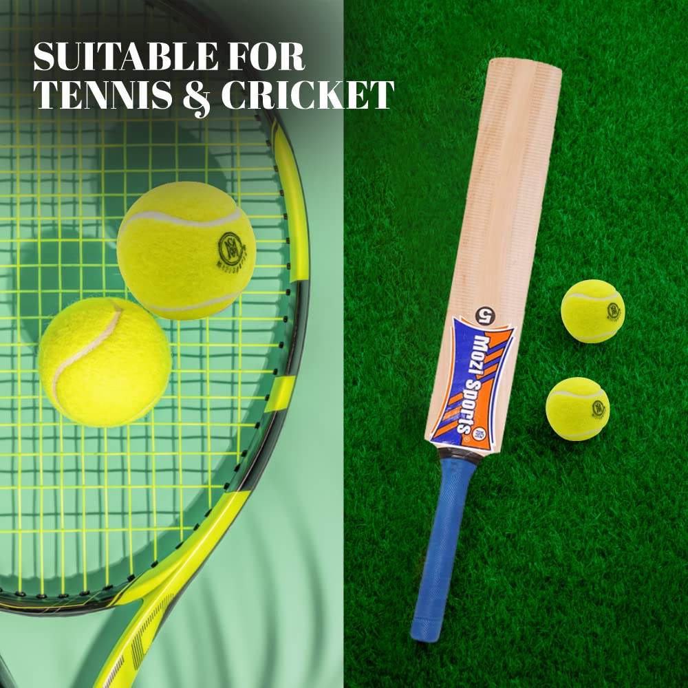 Balles de Tennis de Cricket - Balles de Tennis en Caoutchouc Lourd pour Cricket
